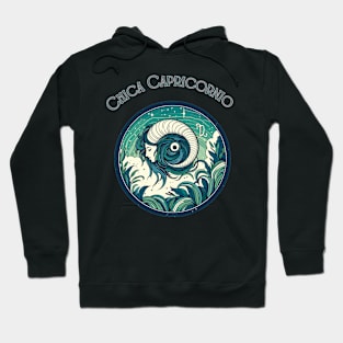 "Capricorn Spanish Celestial Symphony"- Zodiac Horoscope Star Signs Hoodie